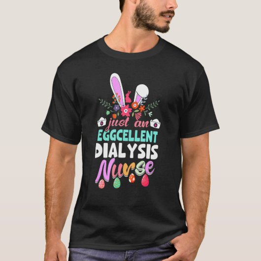 Eggcellent dialyse Neaster Bunny Ears Medica T-shirt (Voorkant)
