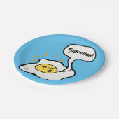 Eggcellent Sunny Side Up Papieren Bordje (Gekanteld)