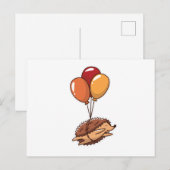 eggelballonnen briefkaart (Voorkant / Achterkant)