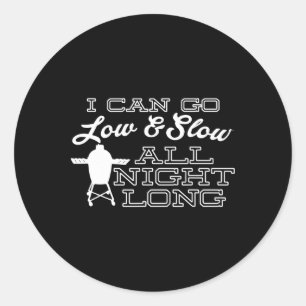 Egghead Funny BBQ Kamado Smoker Grillen Pitmaster Ronde Sticker