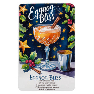Eggnog Bliss Holiday Cocktail Recept Magneet
