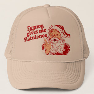 Eggnog Gives Santa Flatulence Trucker Pet