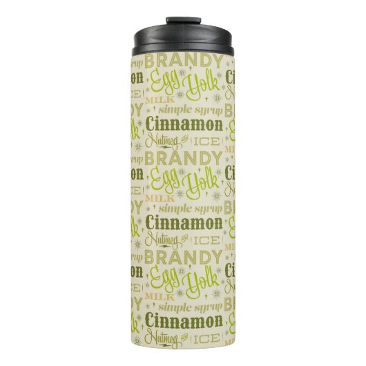 Eggnog Recept Collectie - avocado Thermosbeker (Voorkant)