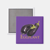 Eggplant Eggplant Magneet (Voorkant / Achterkant)