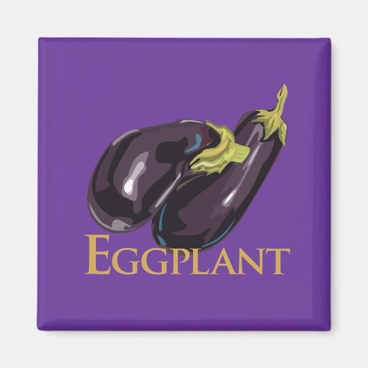Eggplant Eggplant Magneet (Voorkant)