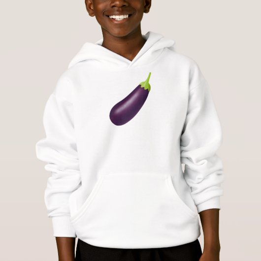 Eggplant Emoji Hoodie (Voorkant)
