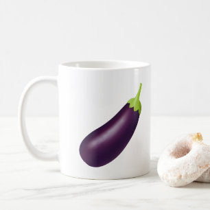 Eggplant Emoji Koffiemok