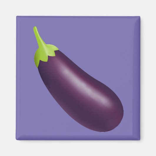 Eggplant Emoji Magnet (Devant)