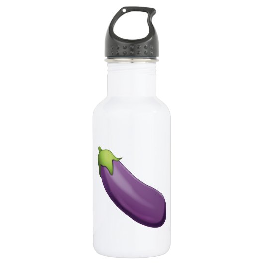 Eggplant - Emoji Waterfles (Voorkant)