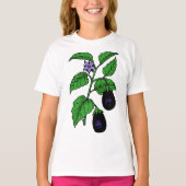 Eggplant Girls T-Shirt (Devant)