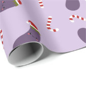 eggplant kermas cadeaupapier (Rol Hoek)