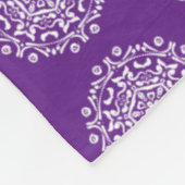 Eggplant Mandala Fleece Deken (Hoek)