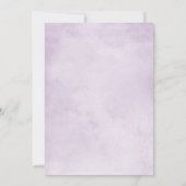 Eggplant Paars Plum Ivory White Floral Wedding Save The Date (Achterkant)