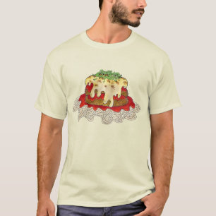 Eggplant Parm Parmesan Italy Restaurant Food T-shirt