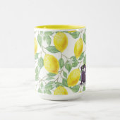 Eggplant verloren in een Lemon Tree 15 oz Combo Mo Mok (Midden)