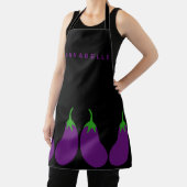 Eggplanten personaliseren schort (Insitu)