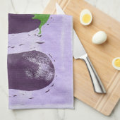 Eggplanten Theedoek (Quarter Fold)