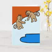 EGGROLLER wenskaart Kaart (Gele Bloem)