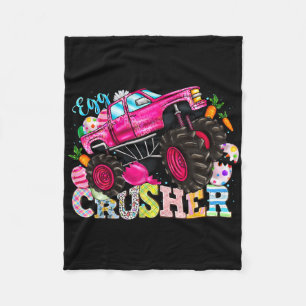 Eggs Crusher Paasdag Monstertruck Kinder Lente Fleece Deken