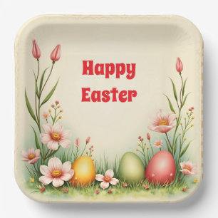 Eggs Easter Populair Collectie Papieren Bordje