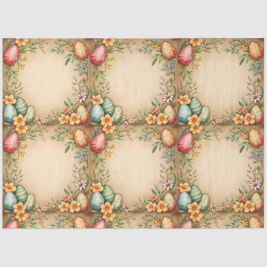 Eggs Easter  trendy Collectie Tissuepapier (Voorkant)