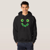 Eggs Ham & Bacon Green Face Brunch St Patricks Day Hoodie (Voorkant volledig)