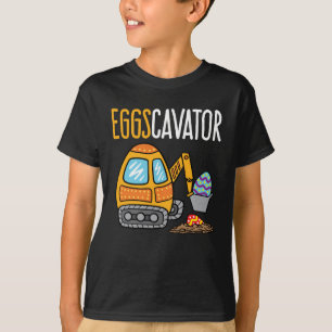 Eggscavator Paasgraafmachine Bouw T-shirt