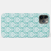 Eggshell Blue Damask Case-Mate iPhone Case (Achterkant (horizontaal))
