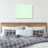 Eggshell Blue Green Pastel Color Background Canvas Afdruk (Insitu (Slaapkamer))