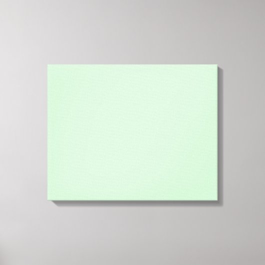 Eggshell Blue Green Pastel Color Background Canvas Afdruk (Voorkant)