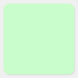 Eggshell Blue Green Pastel Color Background Vierkante Sticker