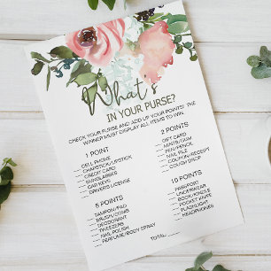 Eggshell Blush Floral game Whit in je tas Flyer