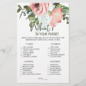 Eggshell Blush Floral game Whit in je tas Flyer (Voorkant)