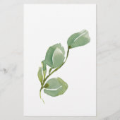 Eggshell Blush roze rozen vlam onder Flyer (Achterkant)