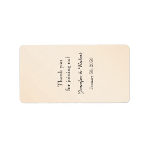 Eggshell Elegance Bruiloft Lip Balm Label