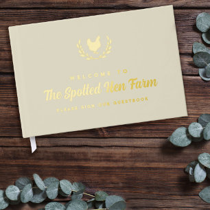 Eggshell Golden Hen Wreath Location de ferme