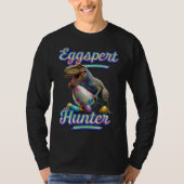 Eggspert Easter Eggs Hunter Easter Dinosaur Egg  2 T-shirt (Voorkant)