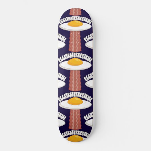 Eggstraterrestrisch met tekst skateboard (Voorkant)