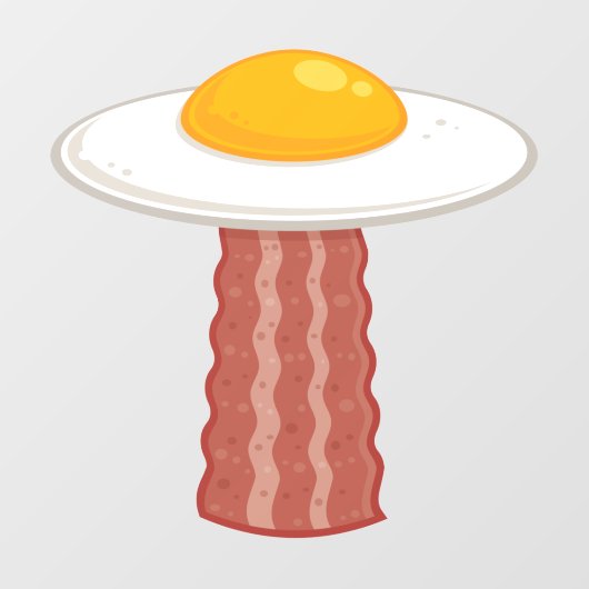 Eggstraterrestrisch Raamsticker (Vel)