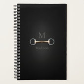 Eggstut Snaffle Bit Monogrammed Equestrian Planner (Voorkant)
