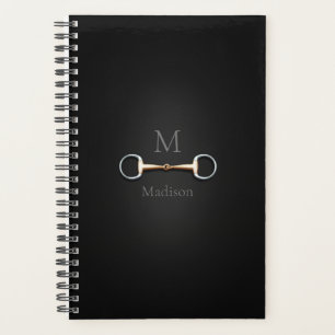 Eggstut Snaffle Bit Monogrammed Equestrian Planner