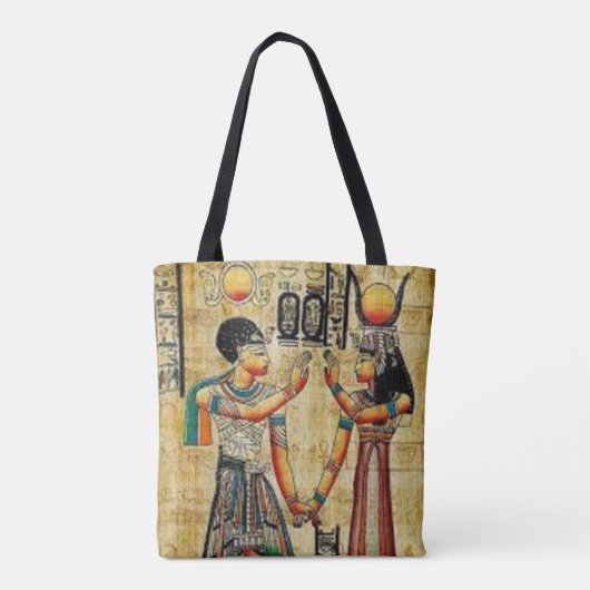 Egiptische canvas tas (Achterkant)