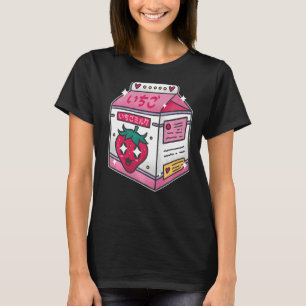 Egirl Eboy Milk Shake Carton Cute Japanse Str T-shirt