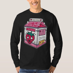 Egirl Eboy Milk Shake Carton Cute Japanse Str T-shirt
