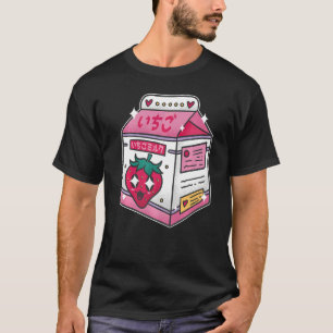 Egirl Eboy Milk Shake Carton Cute Japanse Str T-shirt