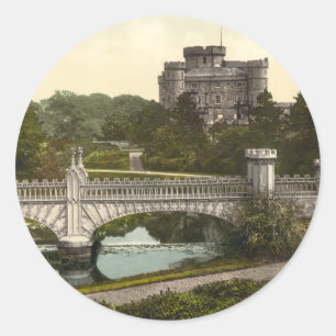 Eglinton Castle, Irvine, Ayrshire, Schotland Ronde Sticker