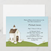 Église, Agneaux communion Invitation (Devant / Derrière)