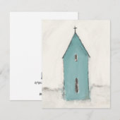 Église Carte de Noël (Devant / Derrière)