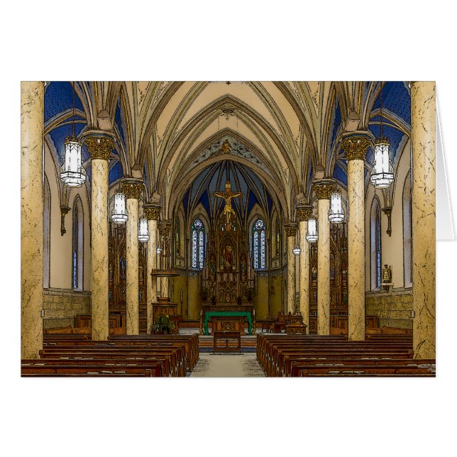 Église catholique St Peter Painterly (Devant Horizontal)