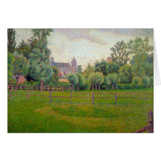 Église chez Gisors par Camille Pissarro
